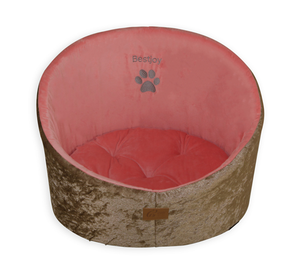 Manufacturer Designer Pet Bed Princess Dog Bed Custom Handmade Pet Transformer House Small Dog Sofa Bed Personalized Cat Mattress Bed With Paw Shape Embroidery Indoor Floor Cushion