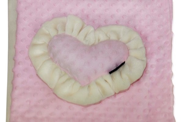 Manufacturer Custom Wholesale Baby Pink and Cream Pet Bed Pillow with Ruffles Heart Shape Pet Bed Cushion Toy for Princess Dog Cat Rabbit Designer Decorative Home Pillow Reversible Cushion Indoor Mat