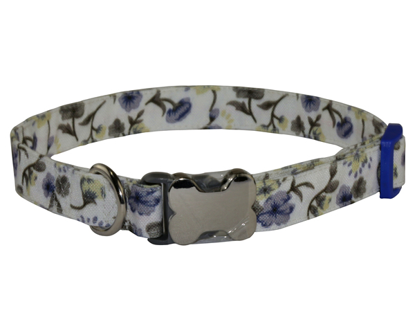 Hot Sale Adjustable Dog Collar with Welded D Ring High Quality Buckle Dog Collar Luxury Custom Puppy Collar in Floral Pattern Designer Dog Collar OEM Pet Accessories Dog Birthday Gift