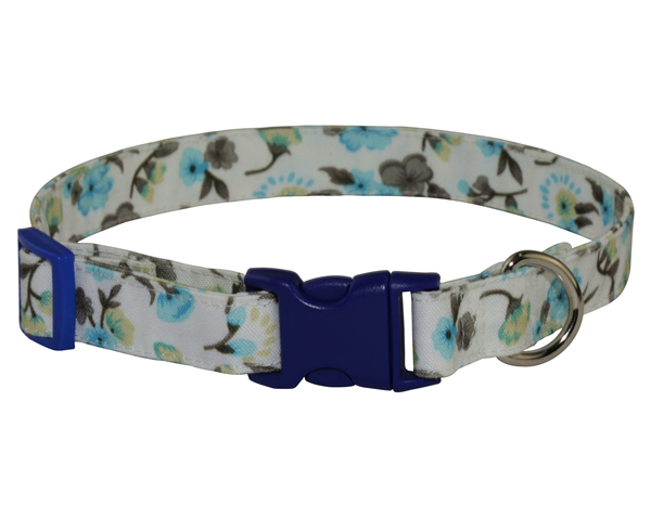 Manufacturer Cheap Adjustable Dog Collar with Welded D Ring High Quality Buckle Dog Collar Luxury Custom Puppy Collar in Floral Pattern Designer Dog Collar OEM Pet Accessories Dog Gift