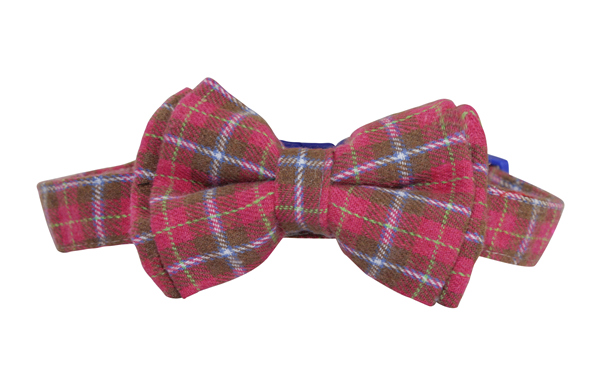 China Factory Manufacturer Pet Dog Cat Bow Tie Novelty Cotton Collar With Bow Tie Plaid Tartan Cat Bow Tie Handmade Dog Bow Tie Pet Accessories Necktie Slip onto Collar OEM for Wholesale